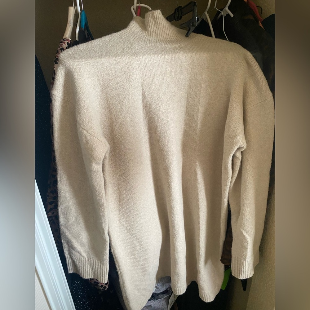 Zara Cream Sweater Dress—Small